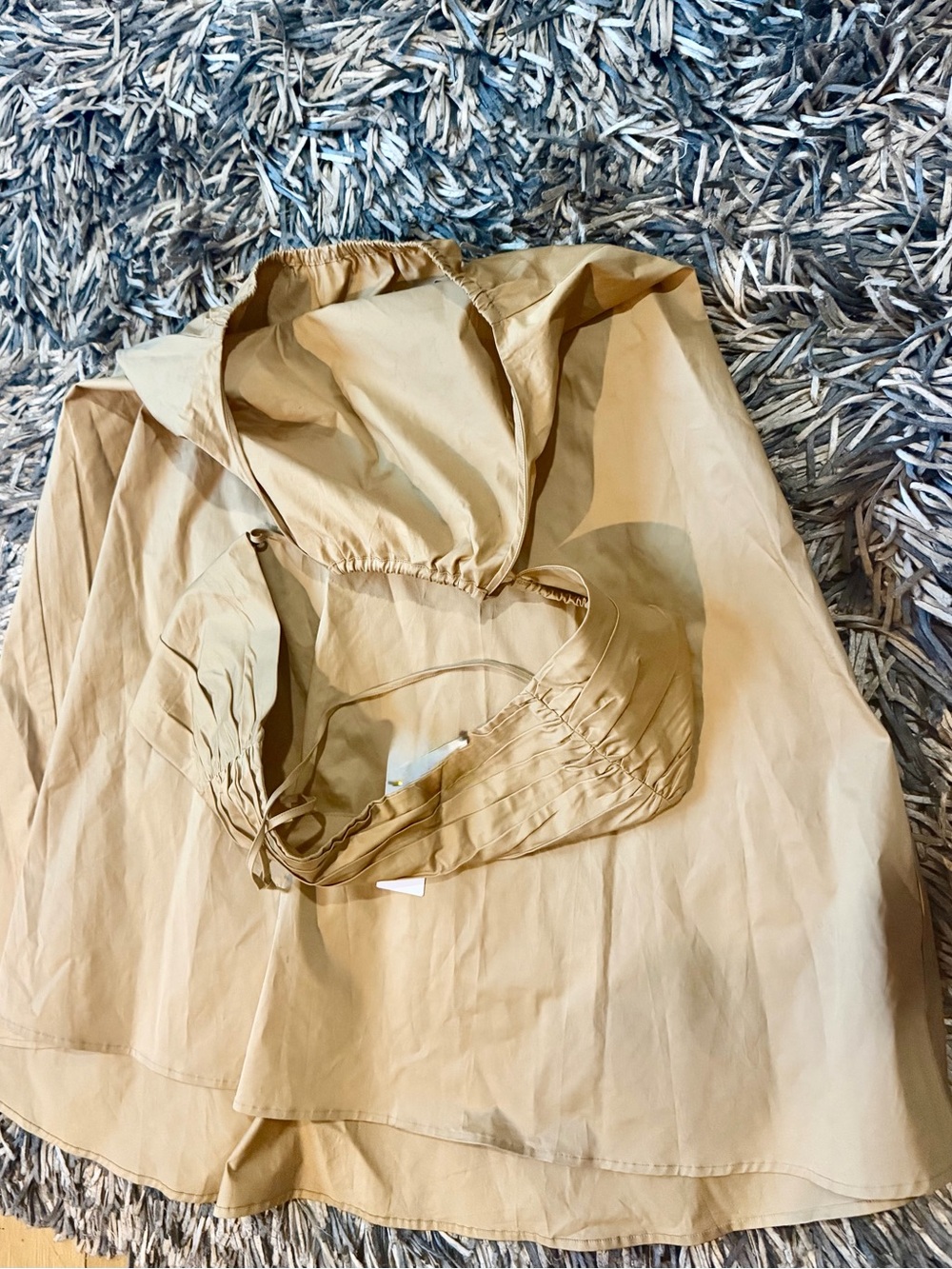 LBV Beige Halter Swing Dress